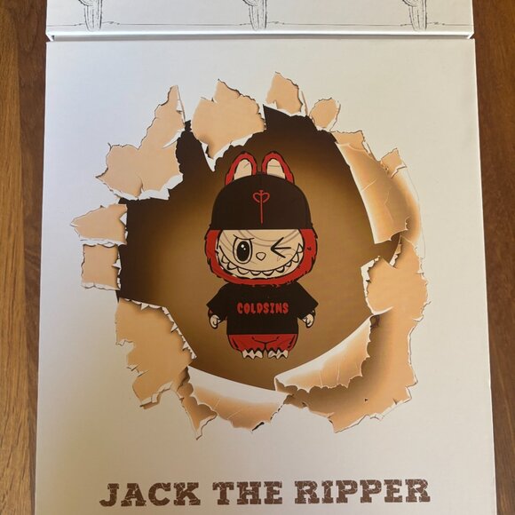 Cold Sins JACK THE RIPPER X LABUBU CUSTOMS Travis Scott Sneakers MEN'S SIZE 11 - Picture 2 of 7